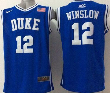 Justise Winslow Duke Blue Devils blue jersey