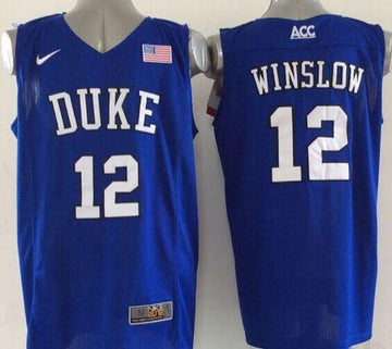 Justise Winslow Duke Blue Devils royal Elite jersey