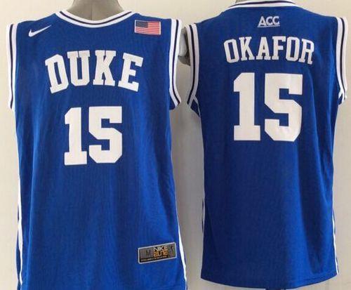 Jahlil Okafor Duke Blue Devils blue jersey