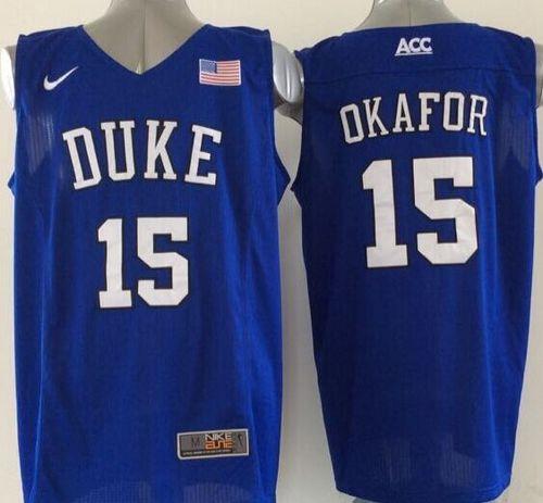 Jahlil Okafor Duke Blue Devils royal Elite jersey