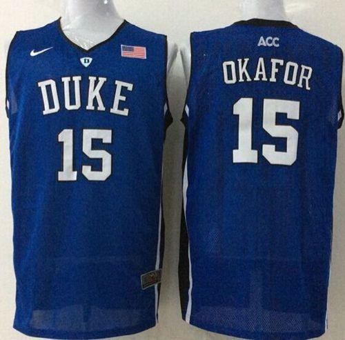 Jahlil Okafor Duke Blue Devils royal jersey