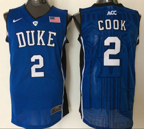 Quinn Cook Duke Blue Devils blue jersey