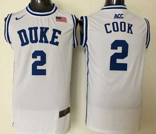 Quinn Cook Duke Blue Devils white jersey