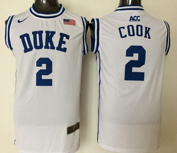 Quinn Cook Duke Blue Devils white jersey