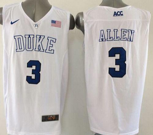 Grayson Allen Duke Blue Devils white Elite jersey