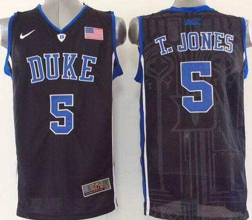 Tyus Jones Duke Blue Devils black jersey