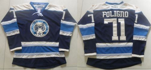 Nick Foligno Columbus Blue Jackets navy Alternate jersey