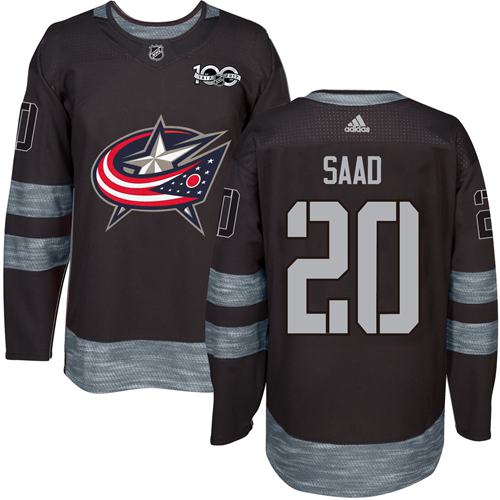 Brandon Saad Columbus Blue Jackets black jersey