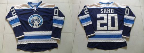 Brandon Saad Columbus Blue Jackets navy Alternate jersey