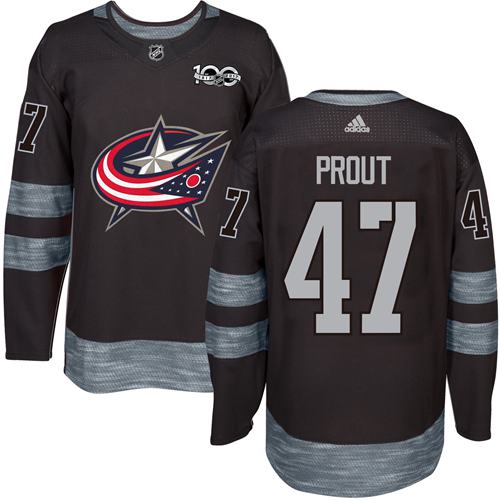 Dalton Prout Columbus Blue Jackets black jersey