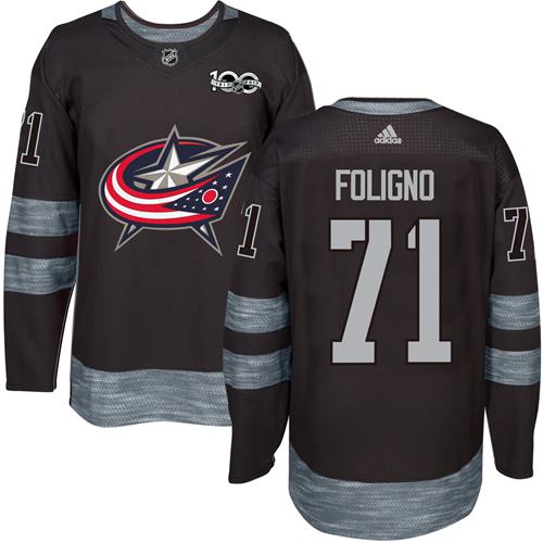 Nick Foligno Columbus Blue Jackets black jersey