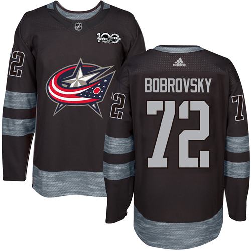 Sergei Bobrovsky Columbus Blue Jackets black jersey