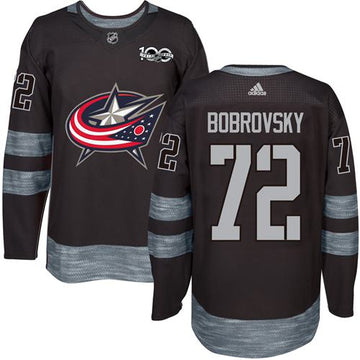 Sergei Bobrovsky Columbus Blue Jackets black jersey