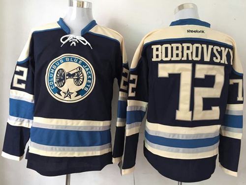 Sergei Bobrovsky Columbus Blue Jackets navy Alternate jersey