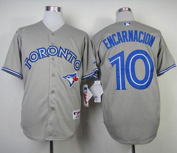 Edwin Encarnacion Toronto Blue Jays grey jersey