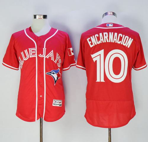 Edwin Encarnacion Toronto Blue Jays red Authentic jersey