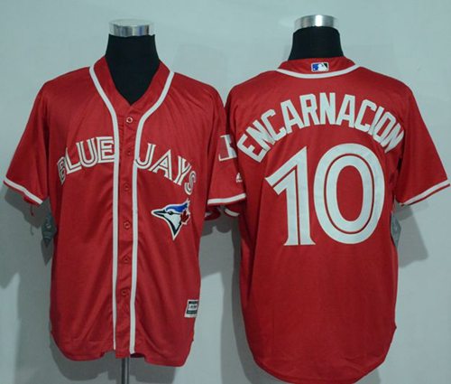 Edwin Encarnacion Toronto Blue Jays red jersey