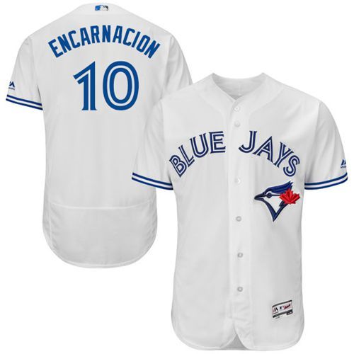 Edwin Encarnacion Toronto Blue Jays white Authentic jersey
