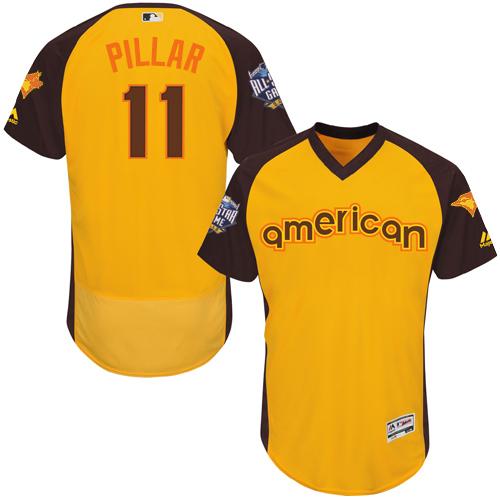 Kevin Pillar Toronto Blue Jays gold All-Star jersey