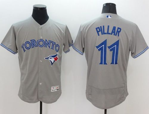 Kevin Pillar Toronto Blue Jays grey Authentic jersey