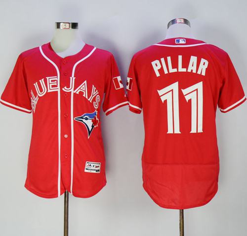 Kevin Pillar Toronto Blue Jays red Authentic jersey