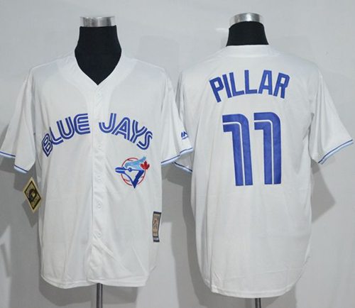 Kevin Pillar Toronto Blue Jays white Throwback jersey