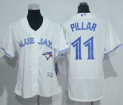 Kevin Pillar Toronto Blue Jays white Authentic jersey