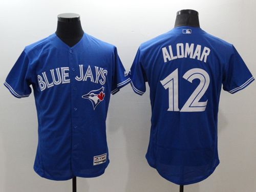 Roberto Alomar Toronto Blue Jays blue Authentic jersey