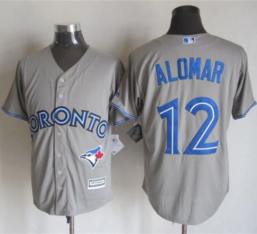 Roberto Alomar Toronto Blue Jays grey jersey