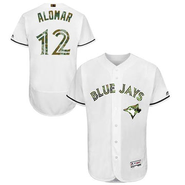 Roberto Alomar Toronto Blue Jays white Authentic jersey