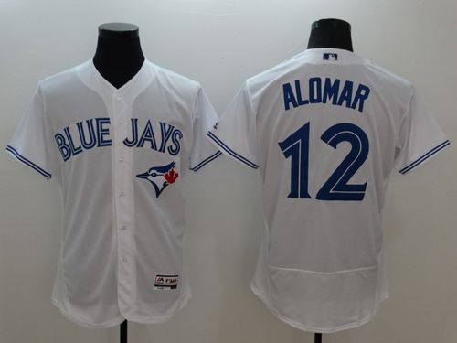 Roberto Alomar Toronto Blue Jays white Authentic jersey