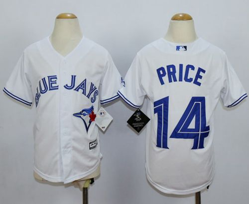 David Price Toronto Blue Jays white jersey