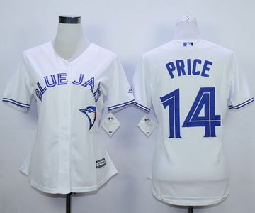 David Price Toronto Blue Jays white Home jersey