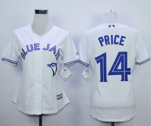David Price Toronto Blue Jays white Home jersey