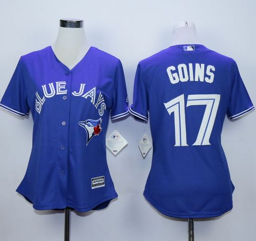 Ryan Goins Toronto Blue Jays blue Alternate jersey