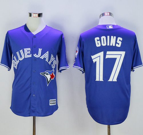 Ryan Goins Toronto Blue Jays blue jersey