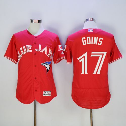 Ryan Goins Toronto Blue Jays red Authentic jersey