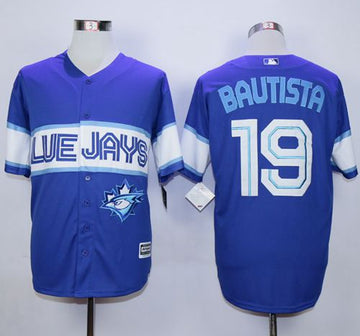 Jose Bautista Toronto Blue Jays blue jersey