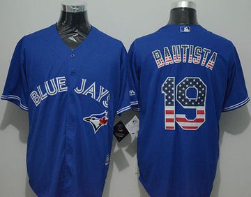 Jose Bautista Toronto Blue Jays blue Fashion jersey