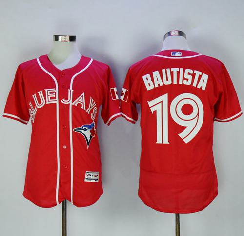 Jose Bautista Toronto Blue Jays red Authentic jersey