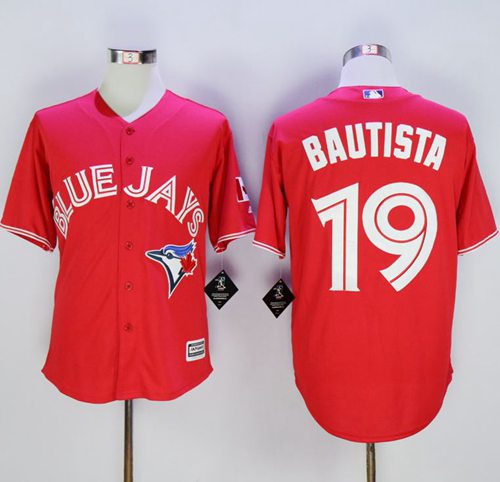 Jose Bautista Toronto Blue Jays red jersey