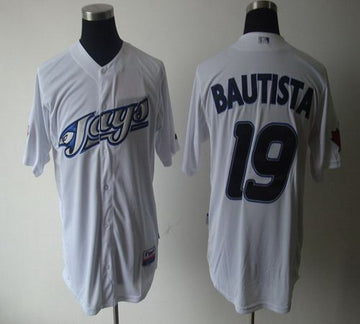 Jose Bautista Toronto Blue Jays white jersey