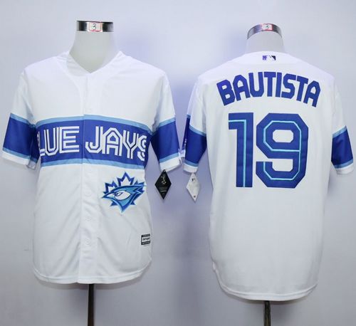 Jose Bautista Toronto Blue Jays white jersey