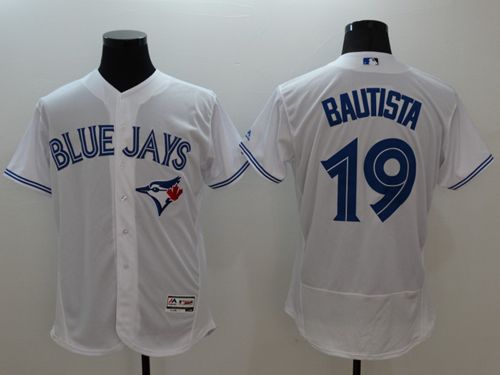 Jose Bautista Toronto Blue Jays white Authentic jersey