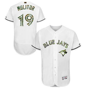 Paul Molitor Toronto Blue Jays white Authentic jersey