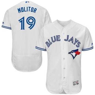 Paul Molitor Toronto Blue Jays white Authentic jersey