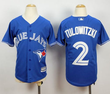 Troy Tulowitzki Toronto Blue Jays blue jersey