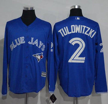 Troy Tulowitzki Toronto Blue Jays blue jersey