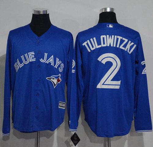 Troy Tulowitzki Toronto Blue Jays blue jersey