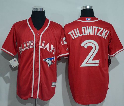 Troy Tulowitzki Toronto Blue Jays red jersey
